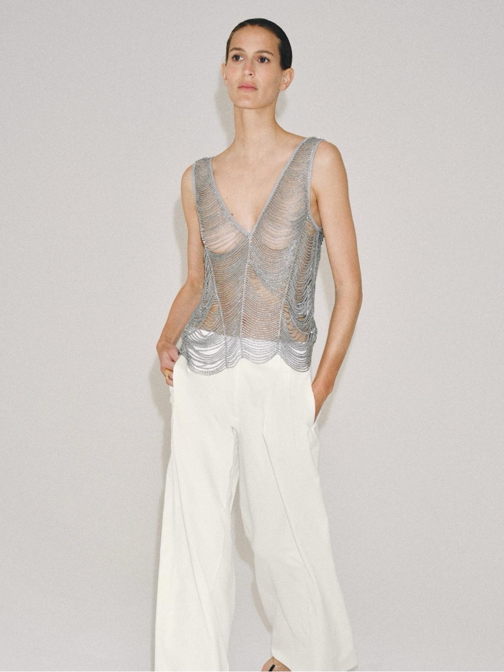 ZW COLLECTION BEADED TOP - Picture 3 of 15